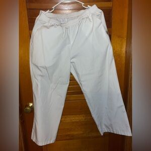 White Scrub Pants